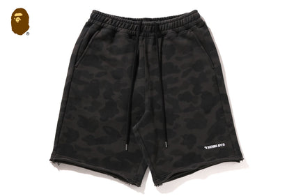 1ST CAMO HEAVY WASHED RELAXED FIT SWEAT SHORTS