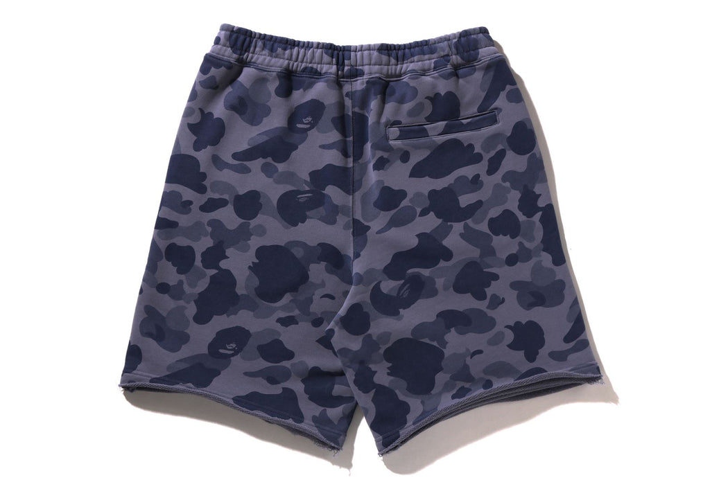 1ST CAMO HEAVY WASHED RELAXED FIT SWEAT SHORTS | bape.com