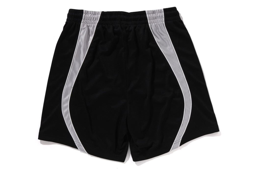 SOLID CAMO JACQUARD MULTILOGO RELAXED FIT SWEAT SHORTS