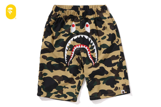 1ST CAMO SHARK BEACH SHORTS | bape.com