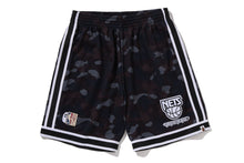 【 BAPE X M&N NBA 】NEW JERSEY NETS SWINGMAN SHORTS