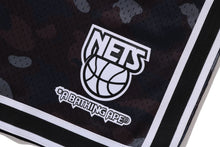 【 BAPE X M&N NBA 】NEW JERSEY NETS SWINGMAN SHORTS