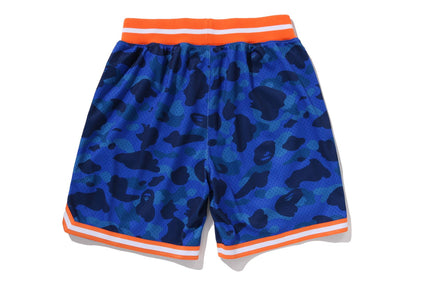 【 BAPE X M&N NBA 】NEW YORK KNICKS SWINGMAN SHORTS