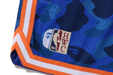 【 BAPE X M&N NBA 】NEW YORK KNICKS SWINGMAN SHORTS