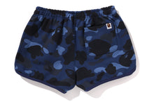 COLOR CAMO SWEAT SHORTS
