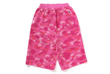 COLOR CAMO APE HEAD SEQUIN SWEAT SHORTS