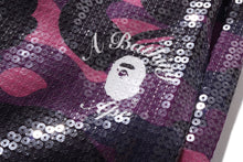 COLOR CAMO APE HEAD SEQUIN SWEAT SHORTS