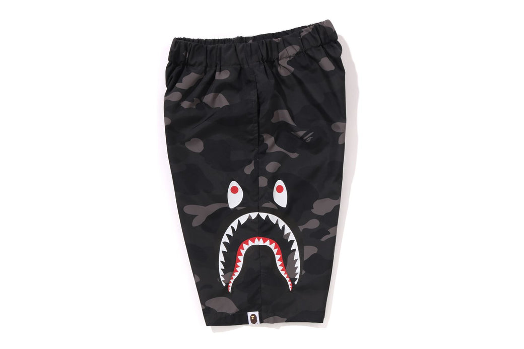 COLOR CAMO SIDE SHARK BEACH SHORTS | bape.com