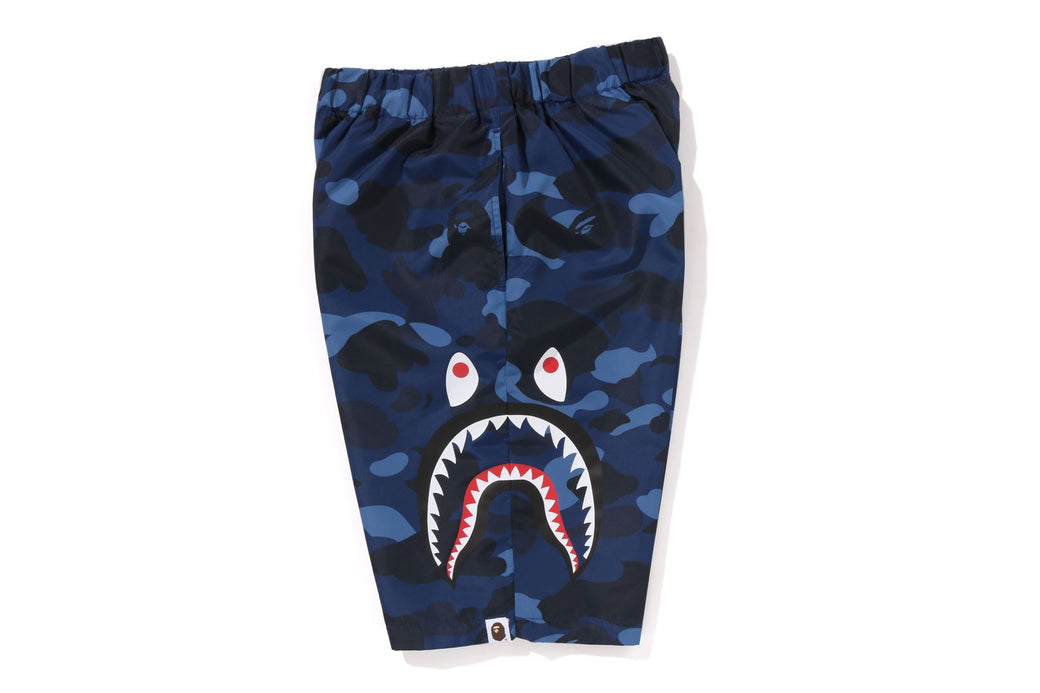 COLOR CAMO SIDE SHARK BEACH SHORTS | bape.com