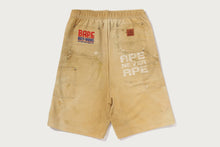 FAKE PRINT RELAXED FIT SWEAT SHORTS
