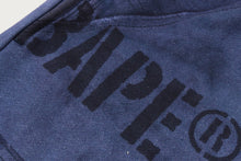 FAKE PRINT RELAXED FIT SWEAT SHORTS