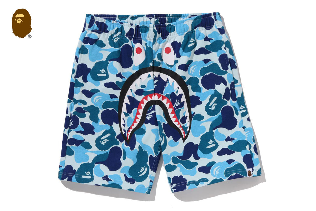 ABC CAMO SHARK SWEAT SHORTS | bape.com
