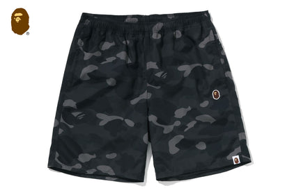 COLOR CAMO APE HEAD ONE POINT BEACH SHORTS