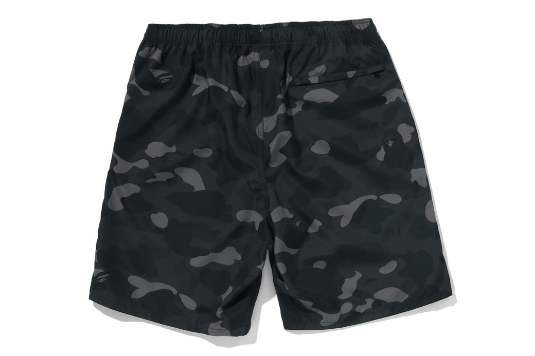 COLOR CAMO APE HEAD ONE POINT BEACH SHORTS | bape.com