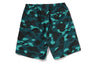 COLOR CAMO APE HEAD ONE POINT BEACH SHORTS