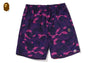 COLOR CAMO APE HEAD ONE POINT BEACH SHORTS
