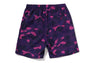 COLOR CAMO APE HEAD ONE POINT BEACH SHORTS