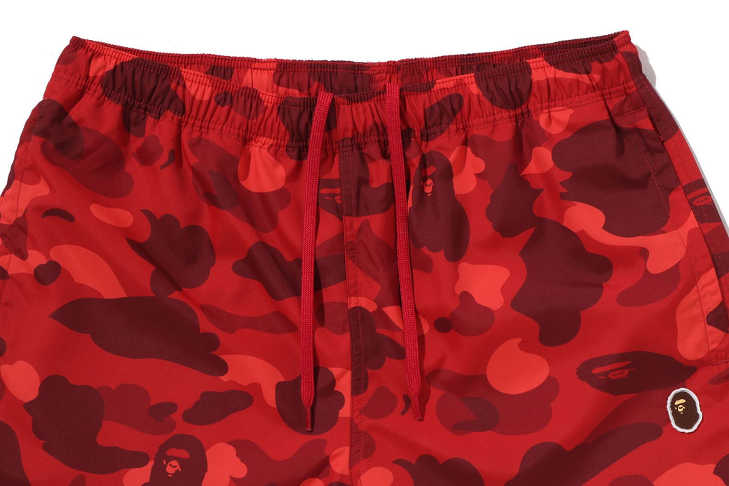 COLOR CAMO APE HEAD ONE POINT BEACH SHORTS | bape.com