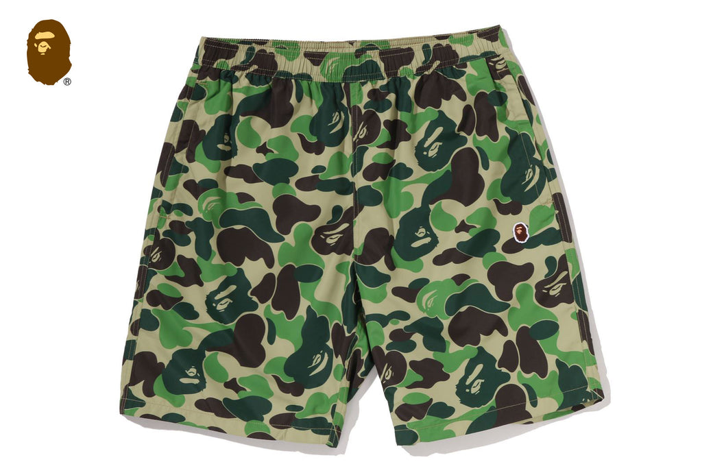 ABC CAMO APE HEAD ONE POINT BEACH SHORTS | bape.com