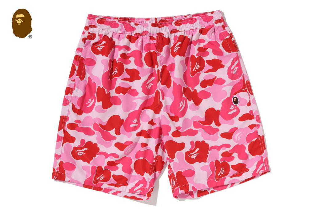 ABC CAMO APE HEAD ONE POINT BEACH SHORTS | bape.com