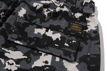 MULTI PIXEL CAMO BAPE STA LOGO CARGO RELAXED FIT SWEAT SHORTS