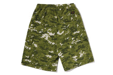 MULTI PIXEL CAMO BAPE STA LOGO CARGO RELAXED FIT SWEAT SHORTS