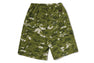 MULTI PIXEL CAMO BAPE STA LOGO CARGO RELAXED FIT SWEAT SHORTS