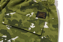 MULTI PIXEL CAMO BAPE STA LOGO CARGO RELAXED FIT SWEAT SHORTS