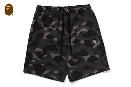 COLOR CAMO METAL APE HEAD RELAXED FIT SWEAT SHORTS