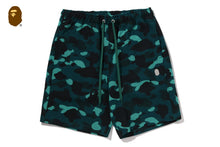 COLOR CAMO METAL APE HEAD RELAXED FIT SWEAT SHORTS