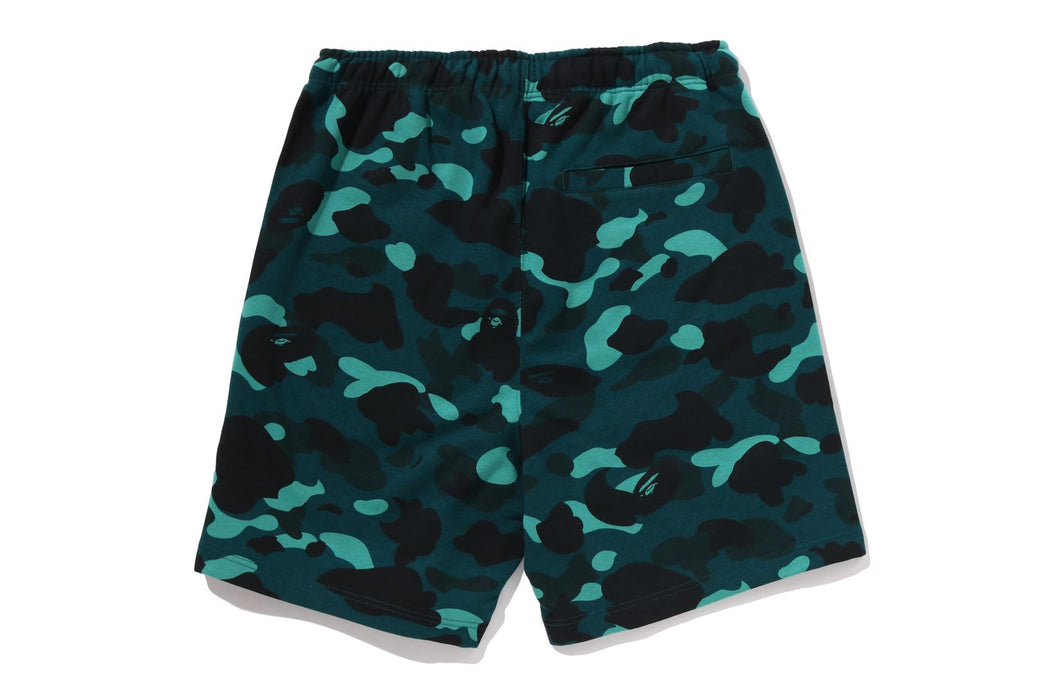 COLOR CAMO METAL APE HEAD RELAXED FIT SWEAT SHORTS | bape.com