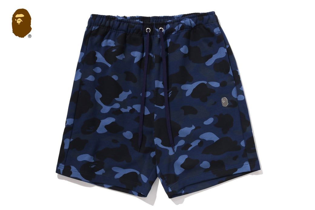 COLOR CAMO METAL APE HEAD RELAXED FIT SWEAT SHORTS | bape.com