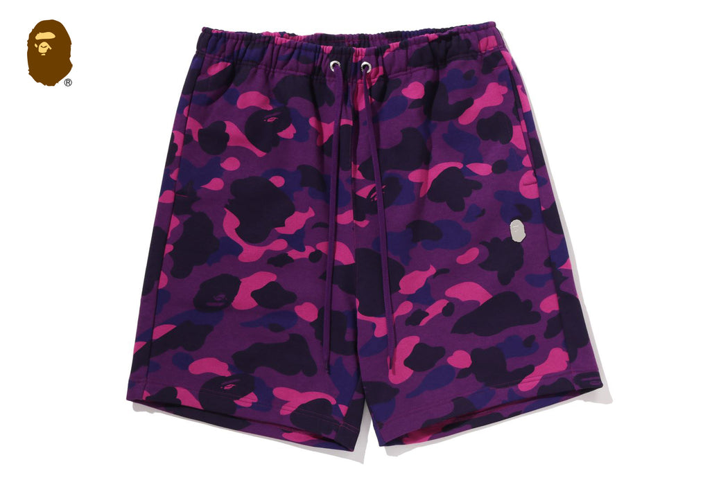 COLOR CAMO METAL APE HEAD RELAXED FIT SWEAT SHORTS | bape.com