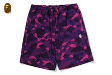 COLOR CAMO METAL APE HEAD RELAXED FIT SWEAT SHORTS