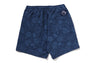 JAPANESE INDIGO ART CAMO RELAXED FIT SWEAT SHORTS