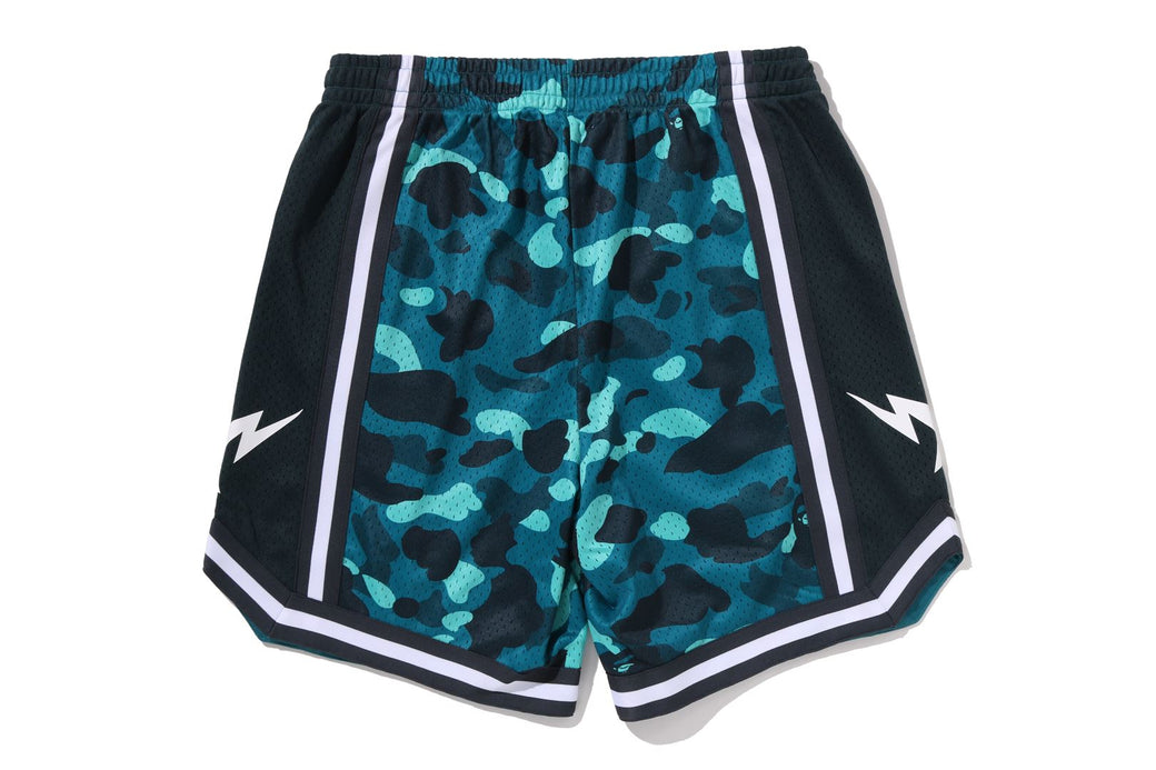 COLOR CAMO MESH RELAXED FIT SHORTS | bape.com