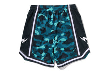COLOR CAMO MESH RELAXED FIT SHORTS