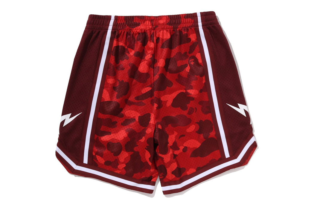 COLOR CAMO MESH RELAXED FIT SHORTS | bape.com