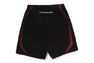 HEAVY WASH HAND DRAW FOOTBALL LOGO RELAXED FIT SWEAT SHORTS