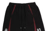 HEAVY WASH HAND DRAW FOOTBALL LOGO RELAXED FIT SWEAT SHORTS