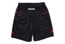 APE FLAME MONOGRAM JACQUARD RELAXED FIT FOOTBALL SHORTS