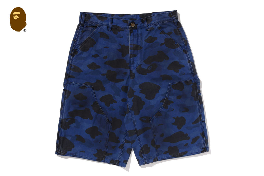 SOLID 1ST CAMO GARMENT DYED RELAXED FIT WORK SHORTS | bape.com