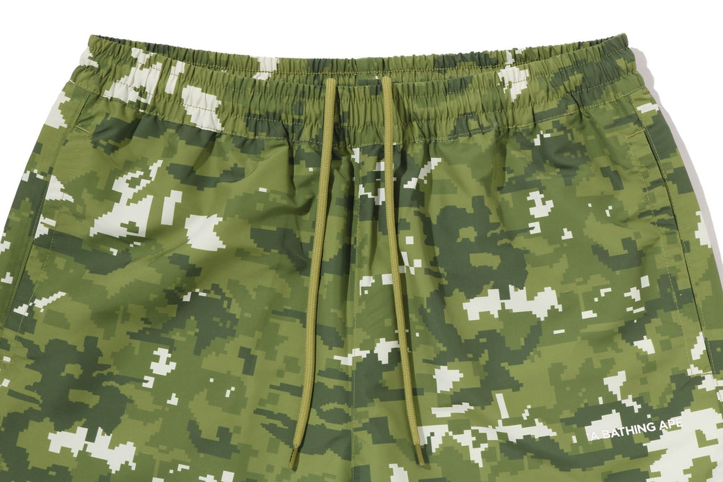 MULTI PIXEL CAMO RELAXED FIT BEACH SHORTS | bape.com