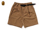 BELT 1 PLEAT ELASTICATED RELAXED FIT SHORTS