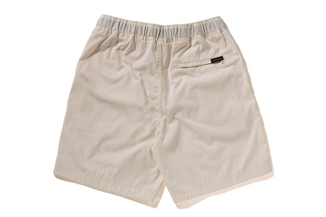 BELT 1 PLEAT ELASTICATED RELAXED FIT SHORTS | bape.com