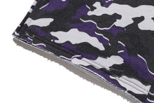 GLITCH WOODLAND CAMO DOUBLE KNEE RELAXED FIT SWEAT SHORTS