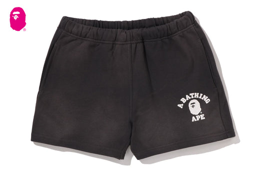 VINTAGE WASHED COLLEGE SWEAT SHORTS | bape.com