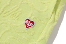 NEON CAMO JACQUARD SWEAT SHORTS