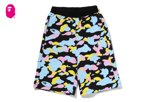 NEW MULTI CAMO SWEAT SHORTS