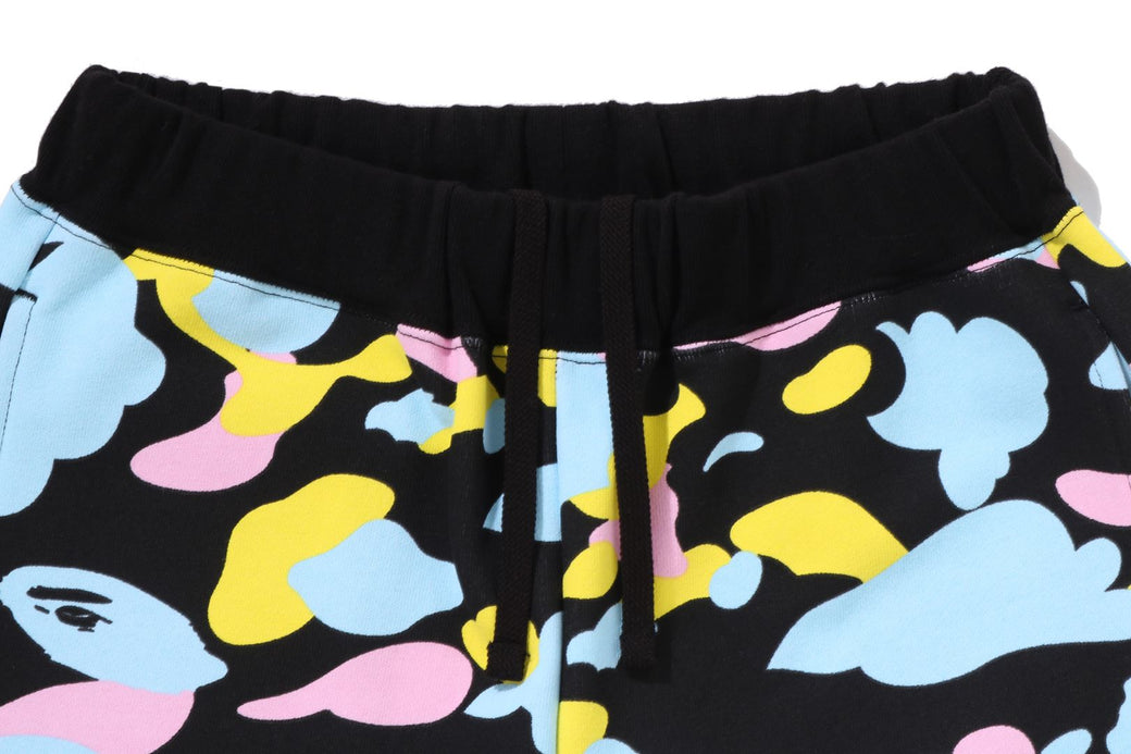 NEW MULTI CAMO SWEAT SHORTS | bape.com